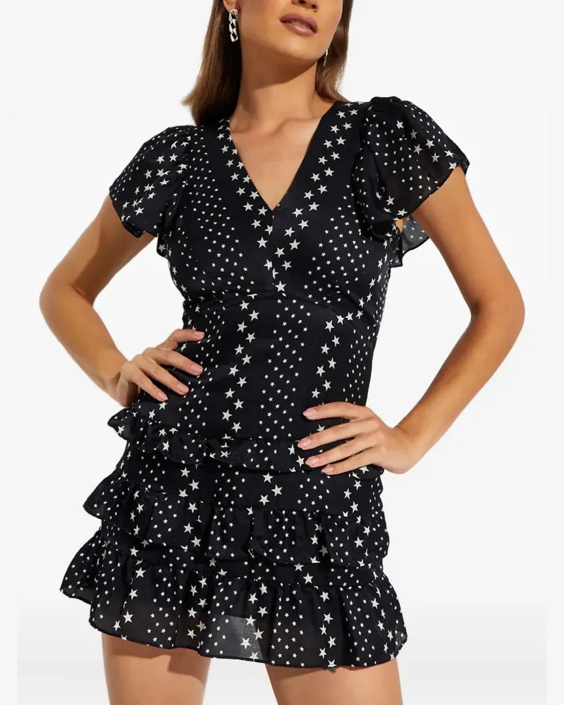 LoveShackFancy Higgins mini dress - Schwarz Schwarz