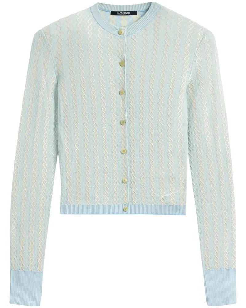 Jacquemus Geknöpfter Cardigan - Blau Blau