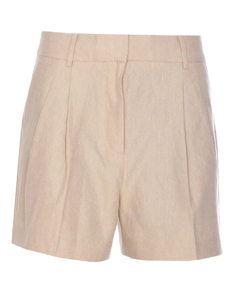Michael Kors Shorts aus Leinen - Nude Nude