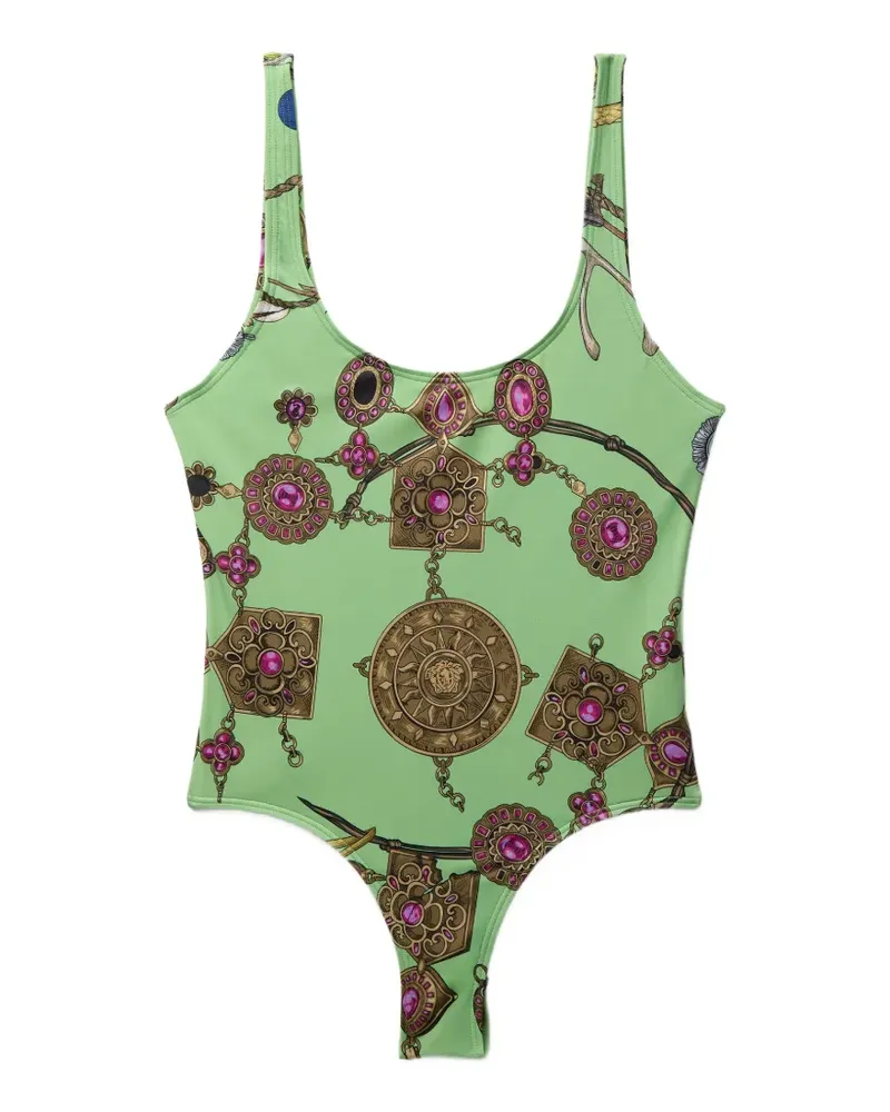 Versace printed one-piece swimsuit - Grün Grün