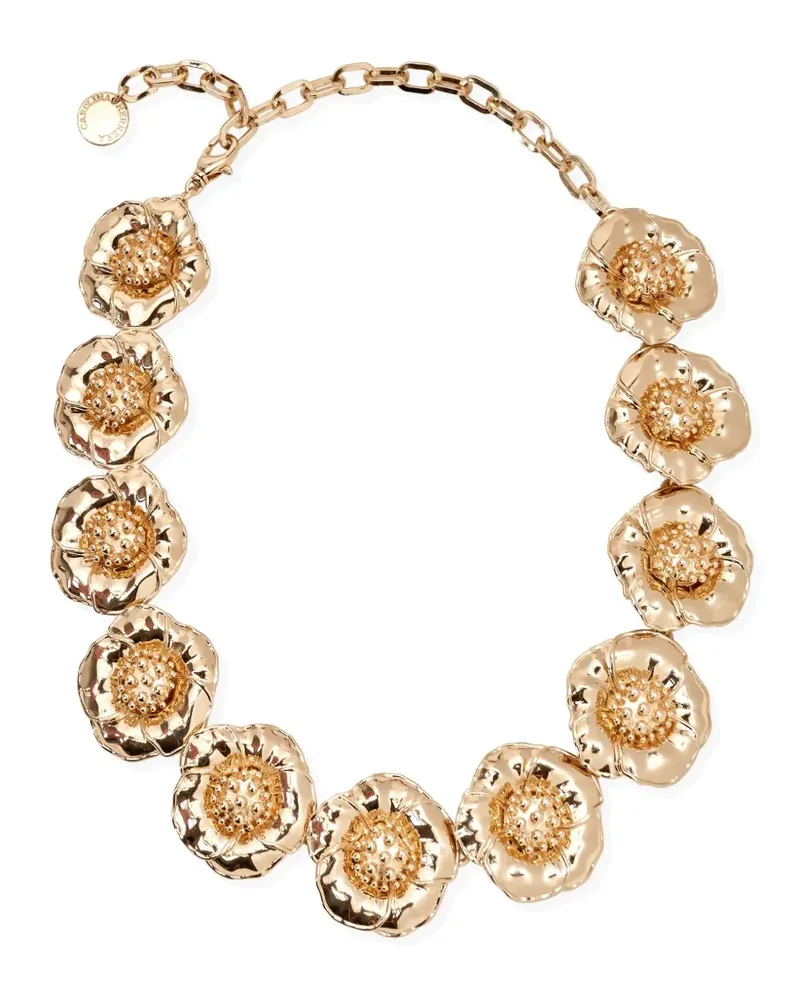Carolina Herrera New York sculpted-flower necklace - Gold Gold