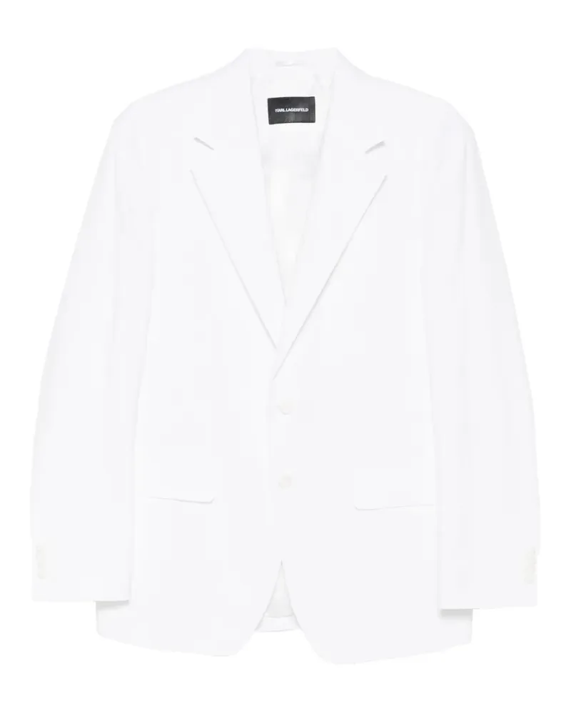 Karl Lagerfeld Easy blazer - Weiß Weiß