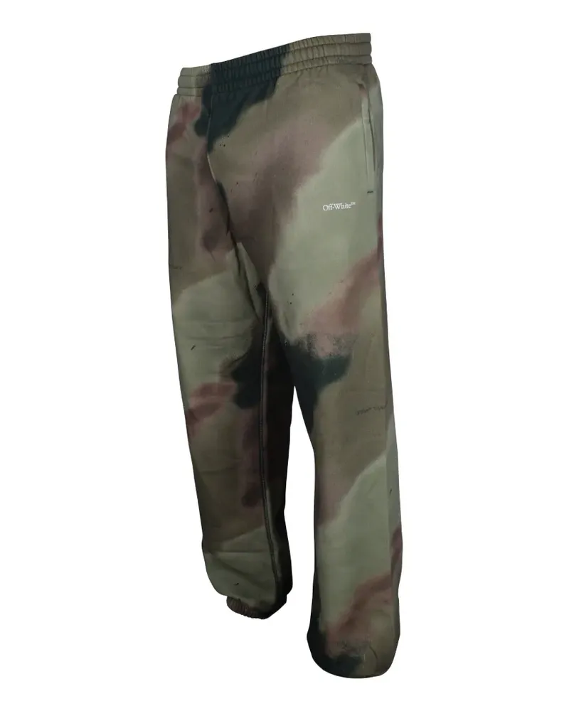 OFF-WHITE Jogginghose mit Camouflage-Print - Grün Grün