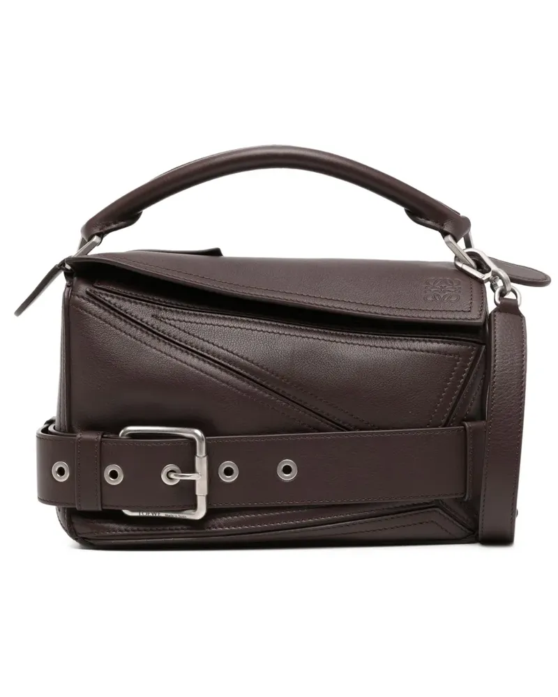 Loewe Kleine Puzzle Handtasche - Braun Braun