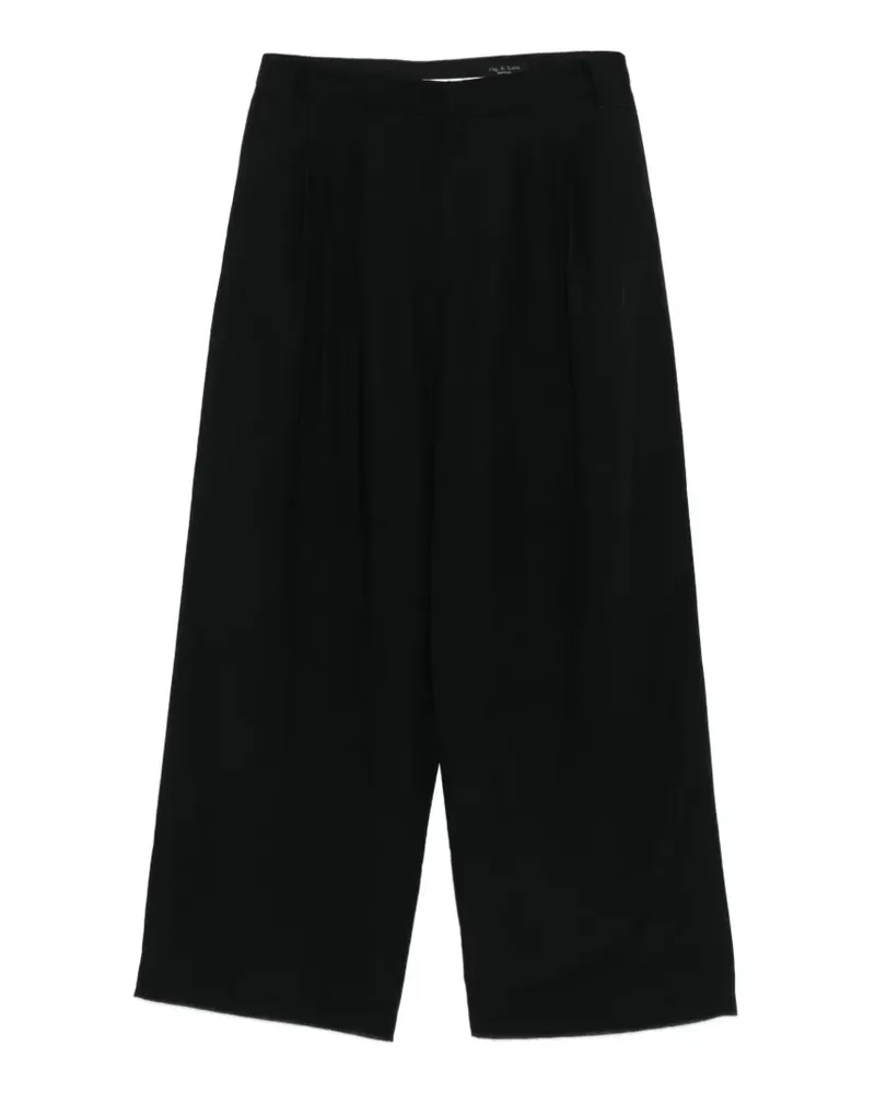 Rag & Bone pleated trousers - Schwarz Schwarz