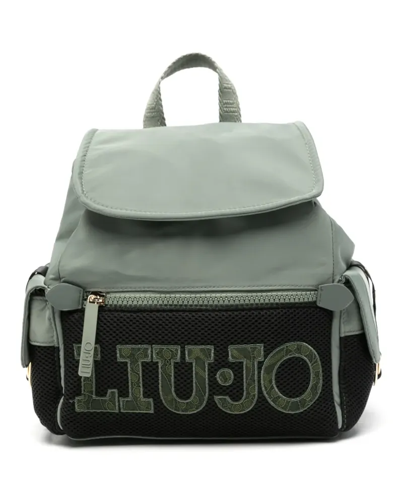 Liu Jo flap top logo backpack - Grün Grün