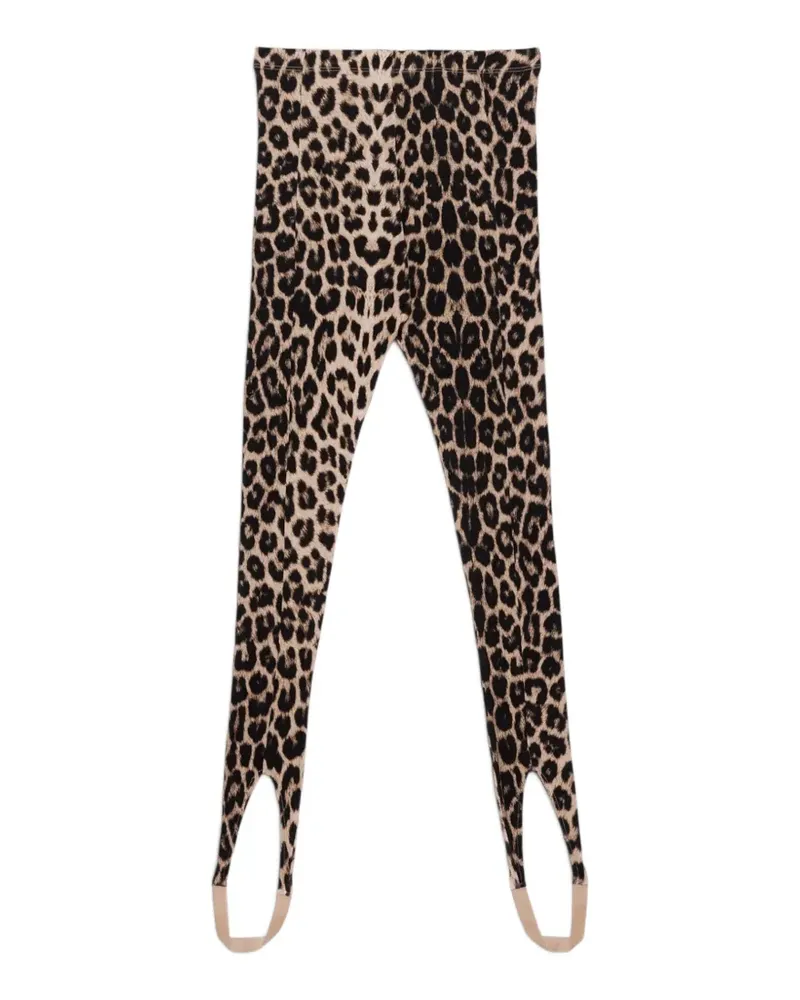 Baserange Sync leopard-print leggings - Nude Nude
