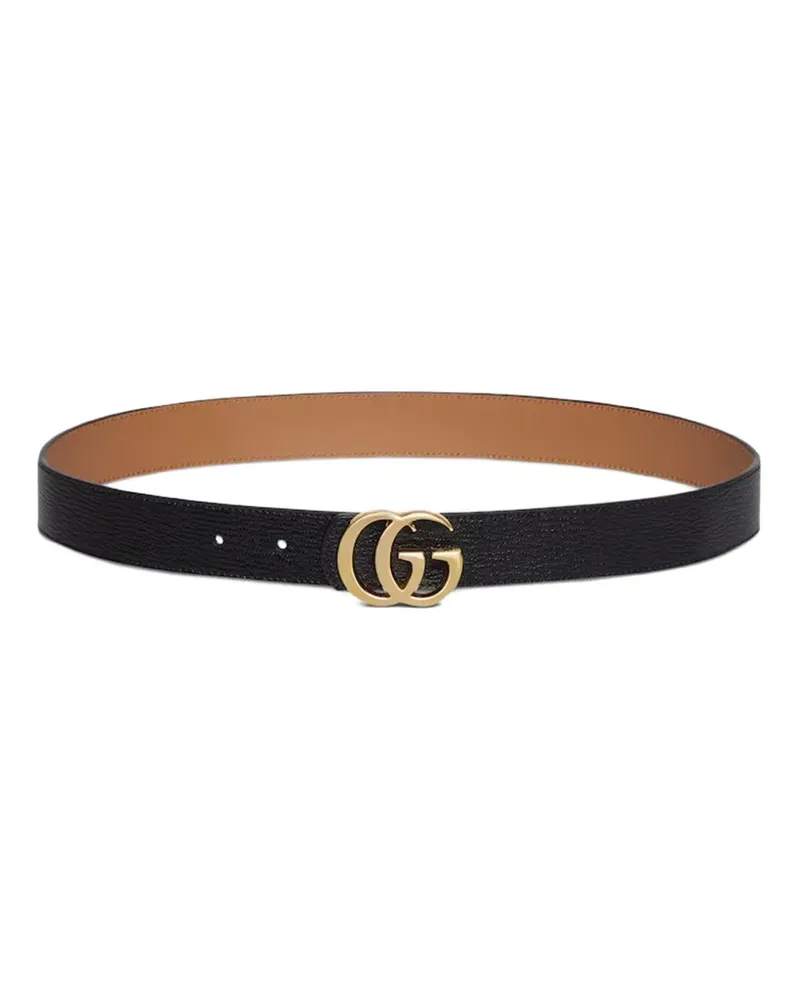 Gucci Marmont reversible belt - Schwarz Schwarz