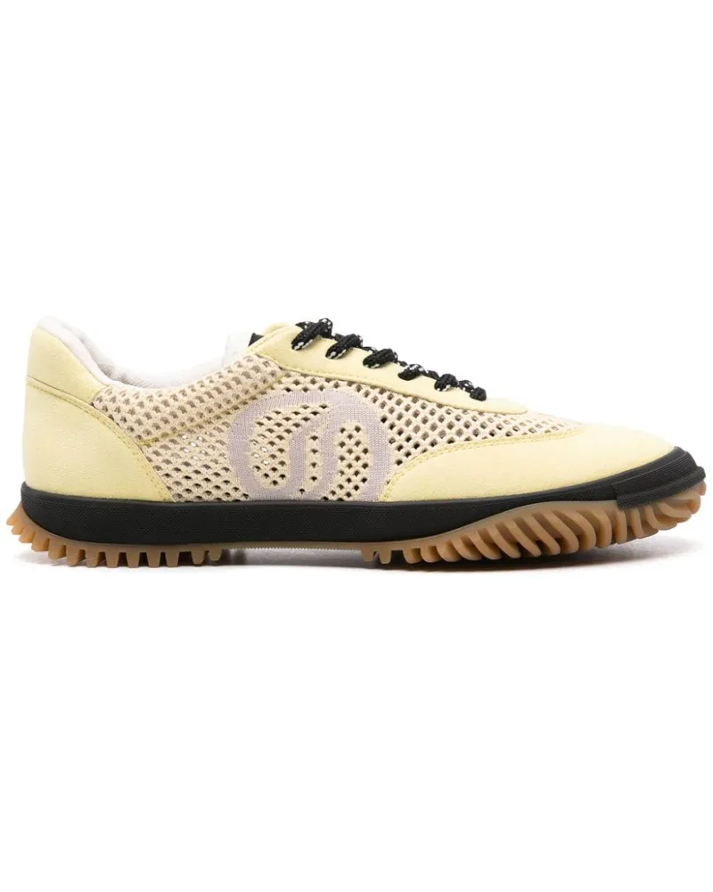 Stella McCartney Elsa Strick-Sneakers - Gelb Gelb