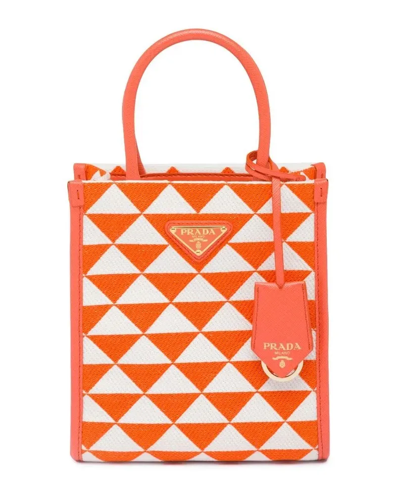 Prada Symbole Mini-Tasche - Orange Orange