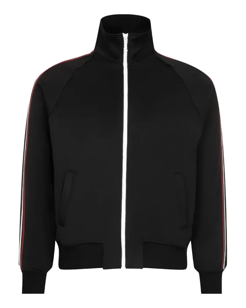 Saint Laurent Cassandre track jacket in jersey - Schwarz Schwarz