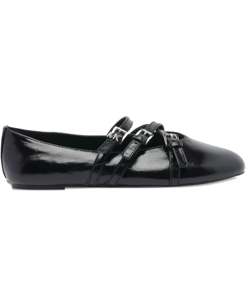Michael Kors Ballerinas aus Leder - Schwarz Schwarz
