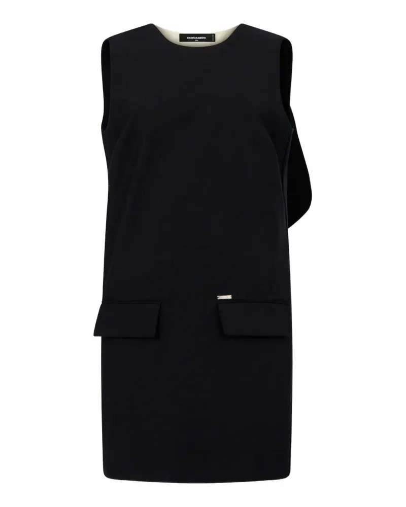 Dsquared2 Tailored2 Peek-a-boo-Kleid - Schwarz Schwarz