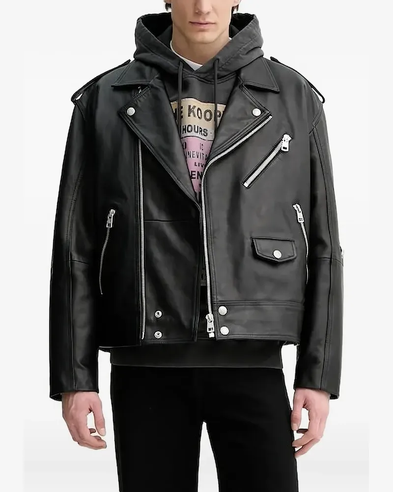 The Kooples Hoodie mit grafischem Print - Schwarz Schwarz