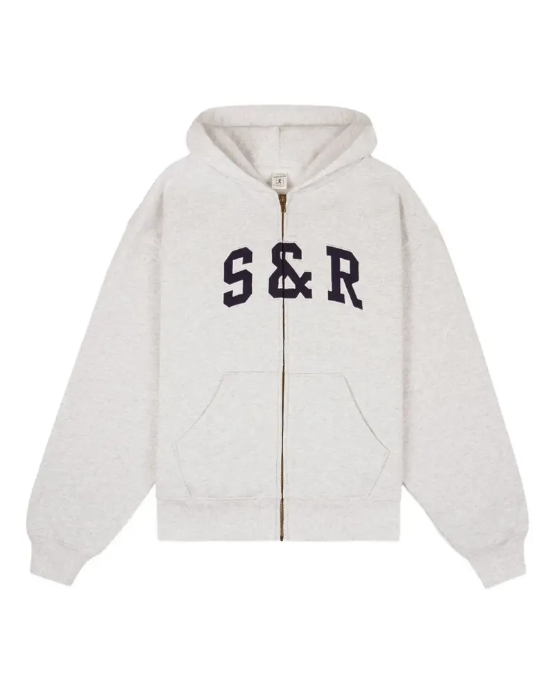 SPORTY & RICH zip hoodie - Grau Grau