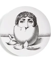 Fornasetti Tema e Variazioni n.258 Wandteller Weiß