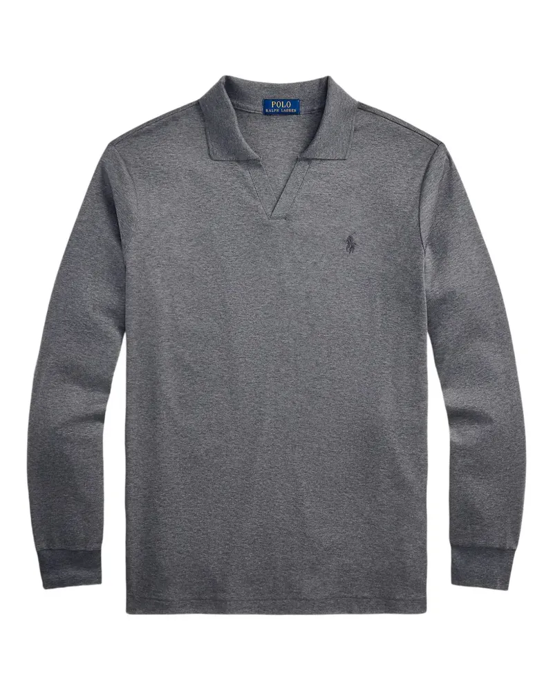 Ralph Lauren Langärmeliges Poloshirt - Grau Grau