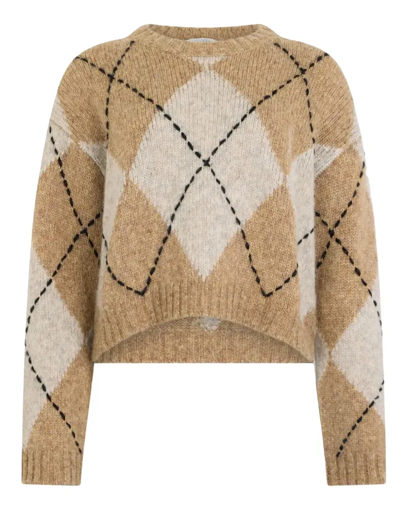 Ballantyne argyle sweater - Nude Nude
