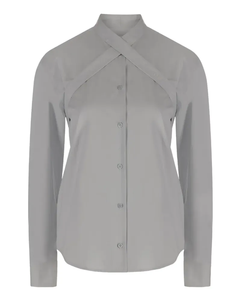 OFF-WHITE crossover strap shirt - Grau Grau