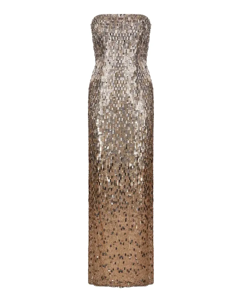 Jenny Packham Lucille maxi dress - Nude Nude