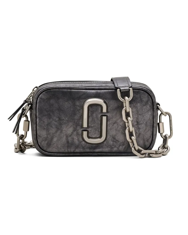 Marc Jacobs The Metallic Big Shot Umhängetasche - Schwarz Schwarz