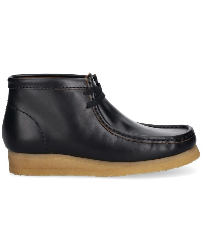 Clarks Wallabee Stiefel - Schwarz Schwarz