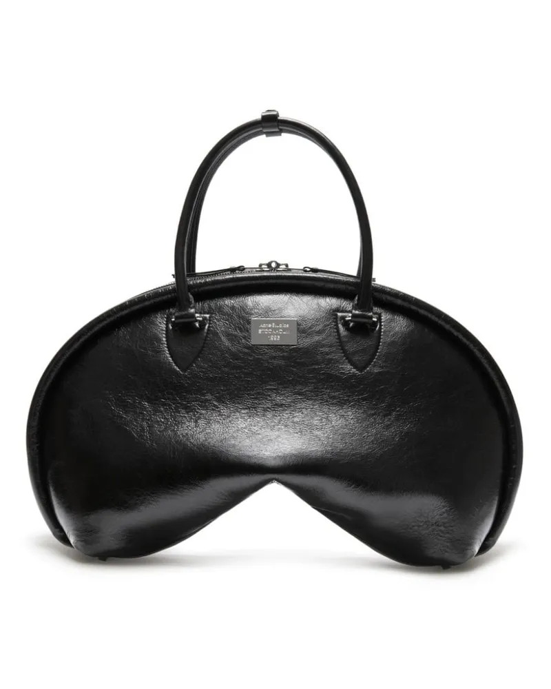 Acne Studios Schultertasche aus Leder - Schwarz Schwarz