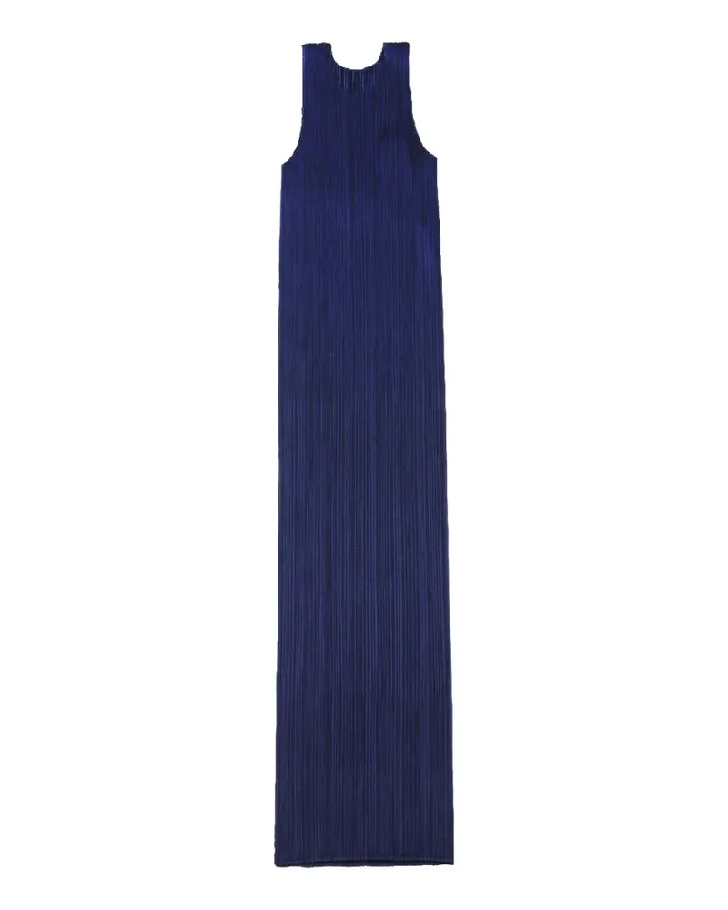 Issey Miyake pleated dress - Blau Blau