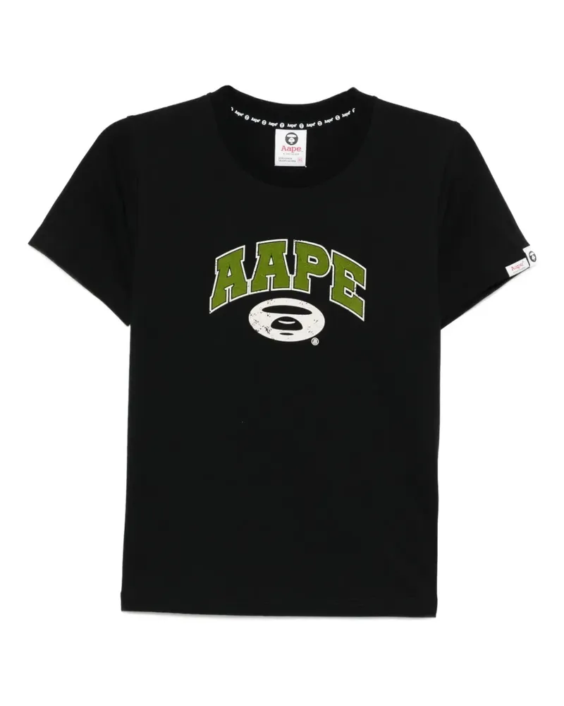 BAPE T-Shirt mit grafischem Print - Schwarz Schwarz