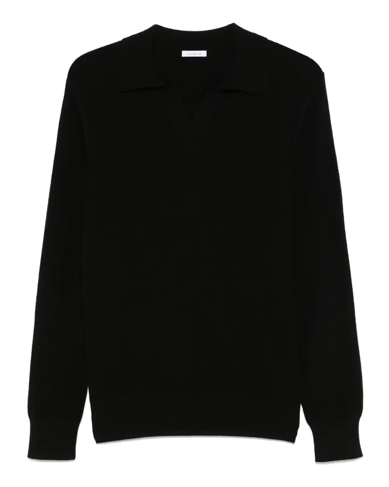 Malo Pullover aus Baumwolle - Schwarz Schwarz