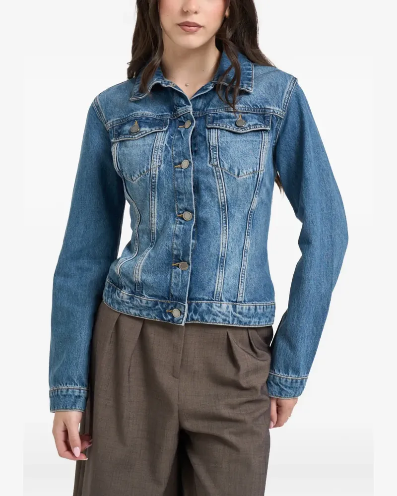 Liu Jo lace-up denim jacket - Blau Blau