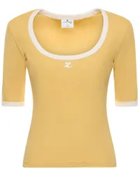 Courrèges Holistic T-Shirt Gelb