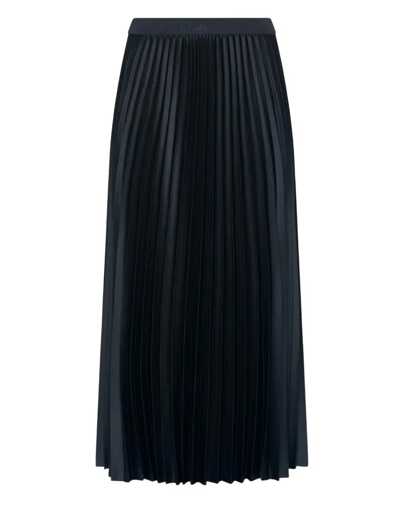MARELLA PONTIAC plissé-pleated midi skirt - Grau Grau