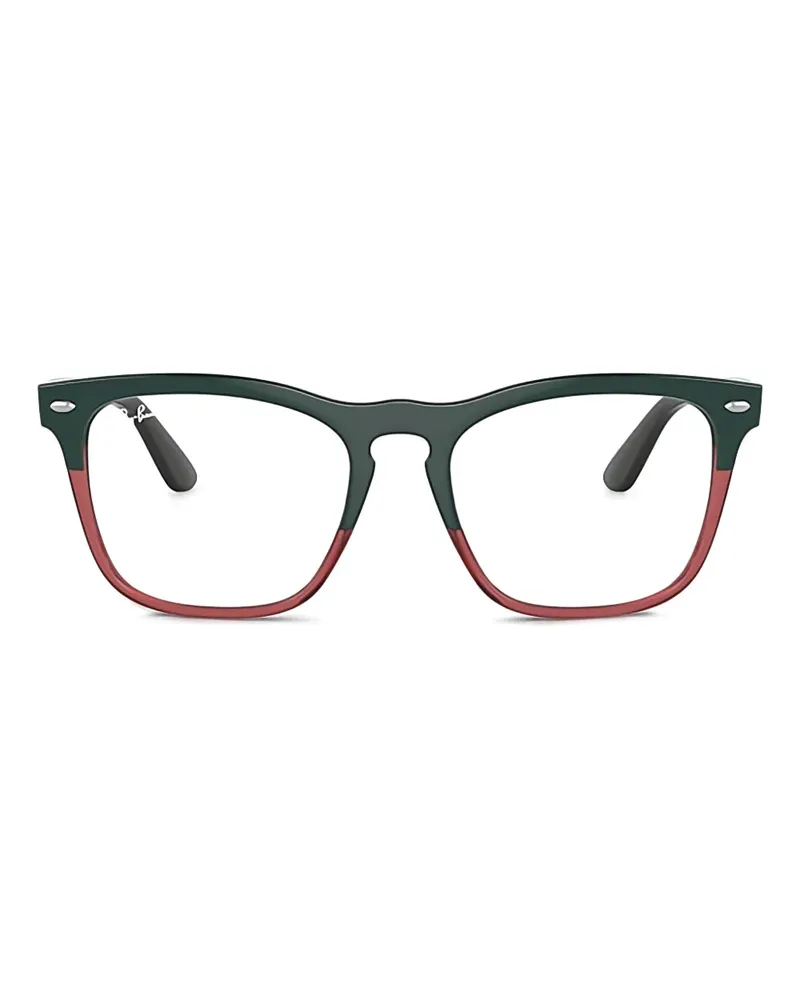 Ray Ban Brille mit eckigem Gestell - Grün Grün