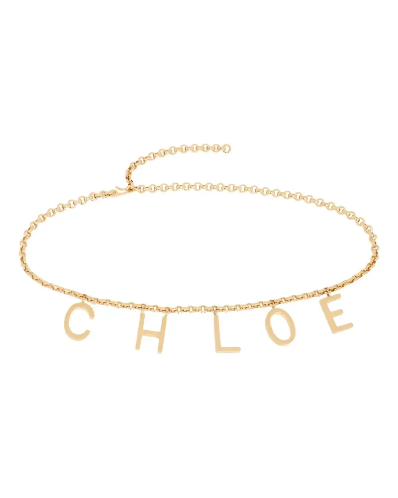 Chloé logo necklace - Gold Gold