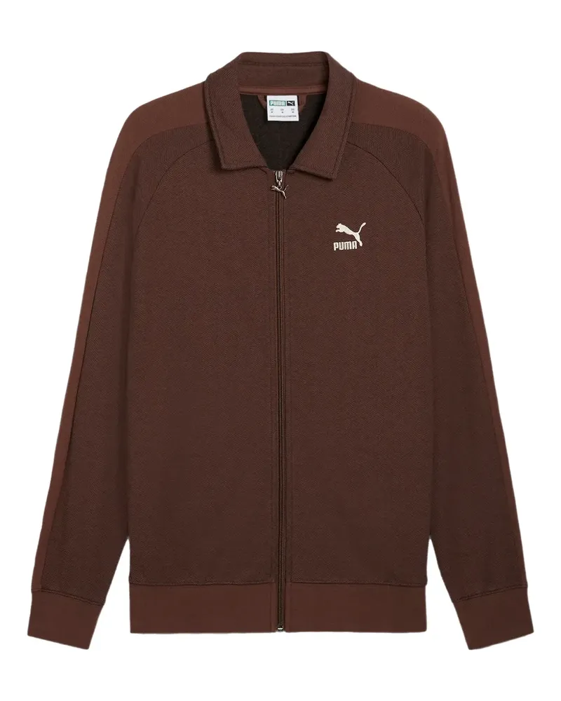 Puma logo-detail track jacket - Braun Braun