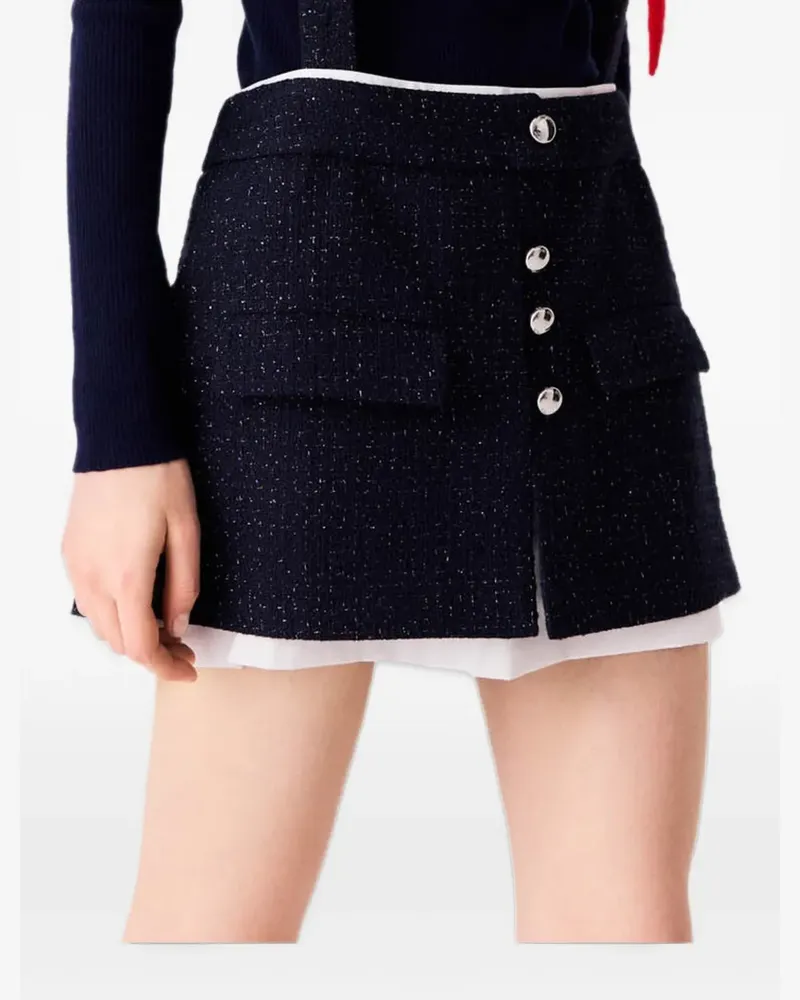Maje Playsuit mit Zierknöpfen - Blau Blau