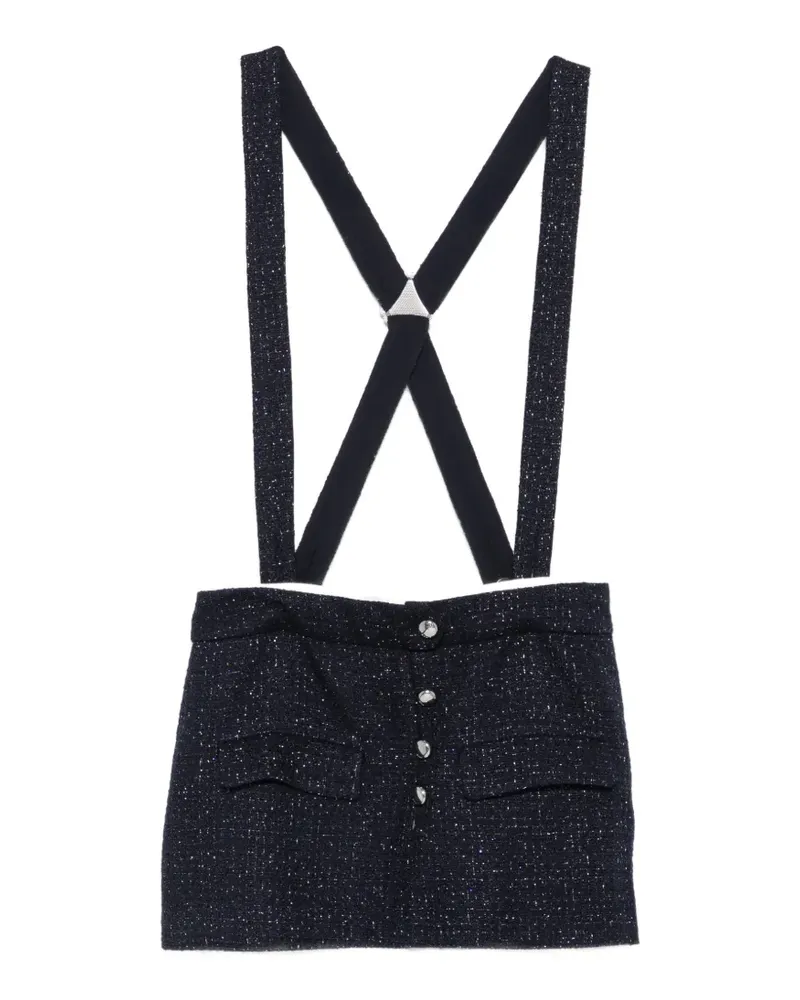 Maje Playsuit mit Zierknöpfen - Blau Blau