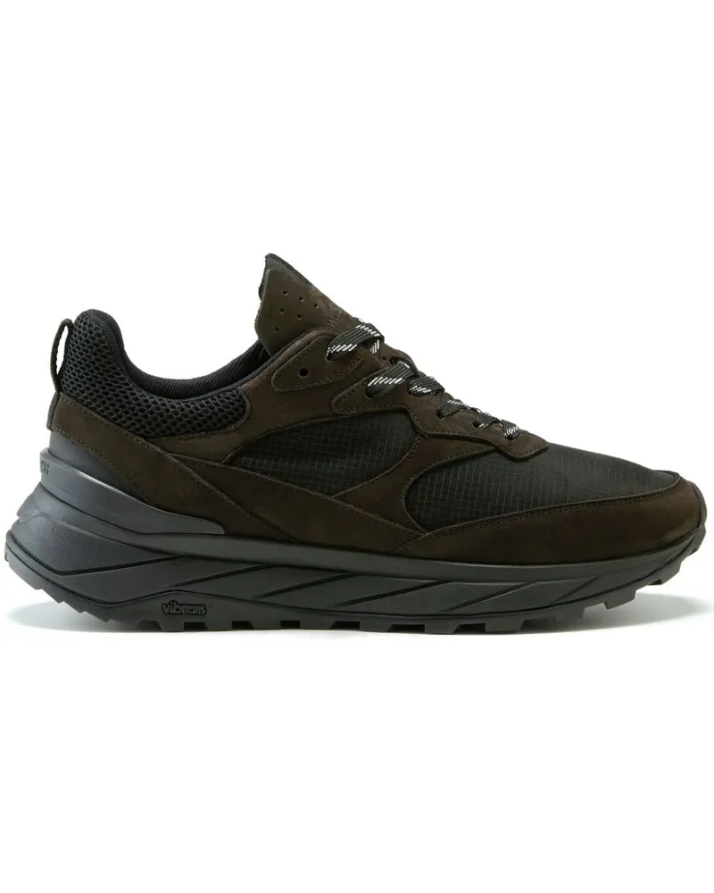 Woolrich Running Nubuk-Sneakers - Schwarz Schwarz