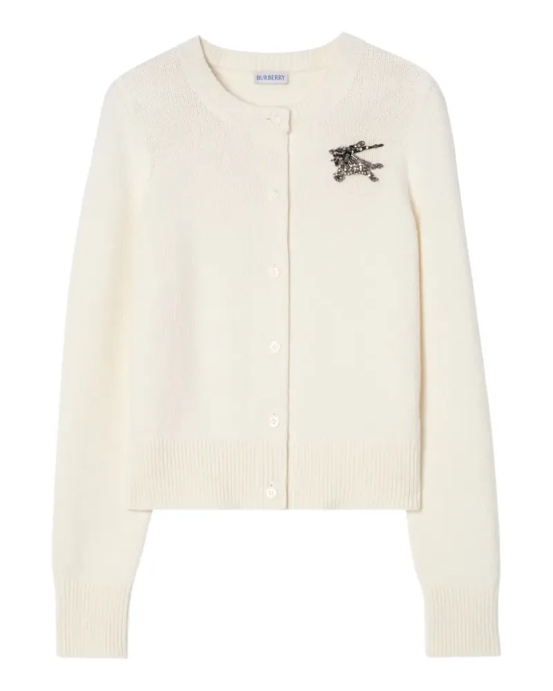 Burberry Knight Cardigan aus Kaschmir - Nude Nude