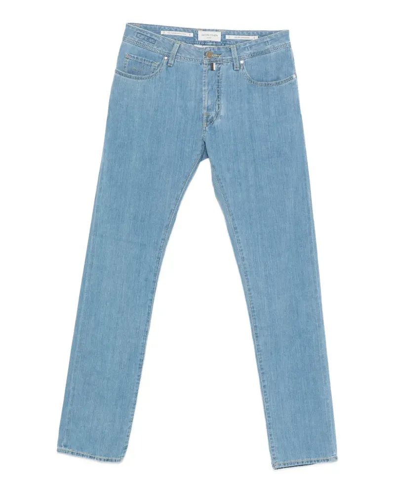 Jacob Cohën Bard button-fastening jeans - Blau Blau