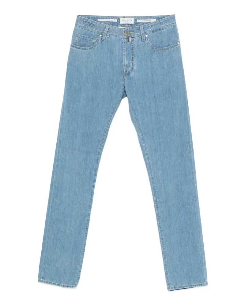 Jacob Cohën Bard Jeans mit Knopfverschluss - Blau Blau