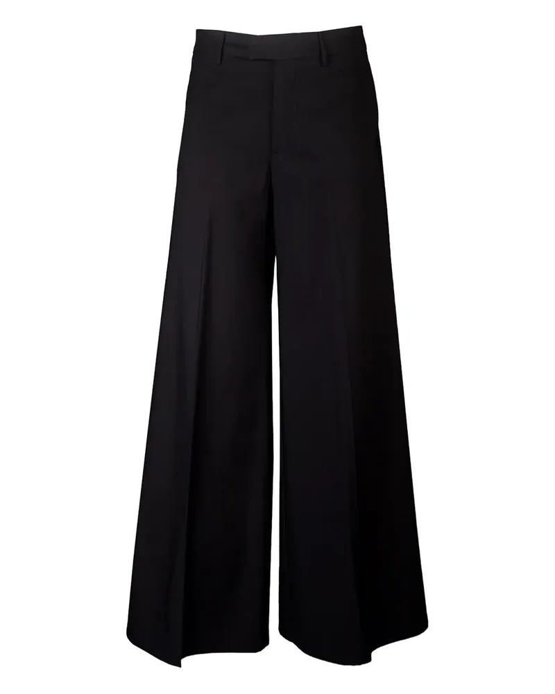 Berwich concealed-closure trousers - Schwarz Schwarz