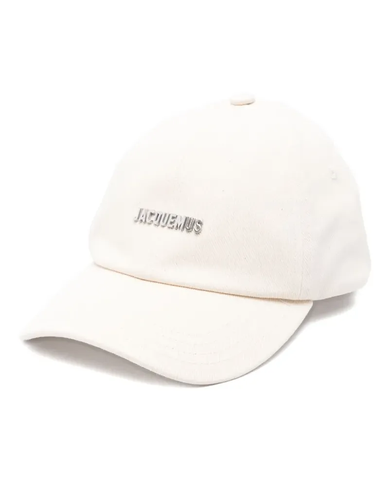 Jacquemus Baseballkappe mit Logo-Schild - Nude Nude