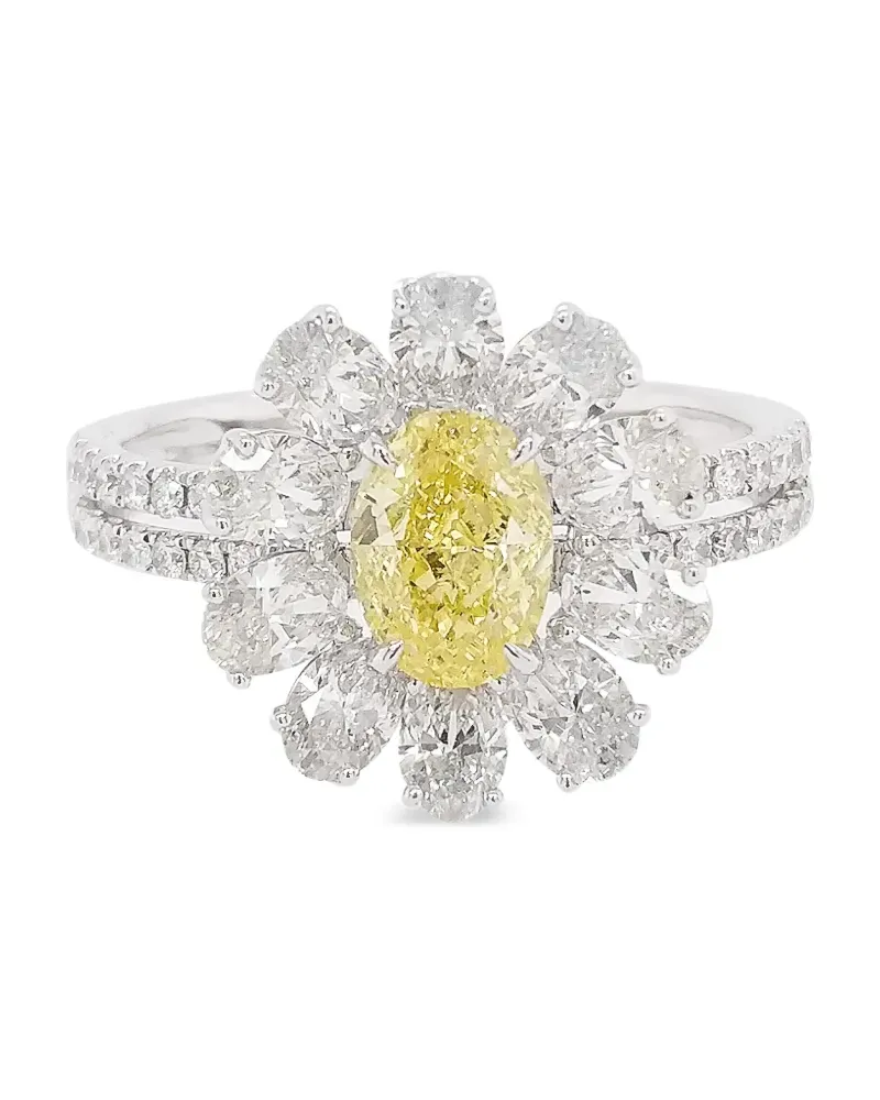 HYT Jewelry Ring aus Platin - Silber Silber