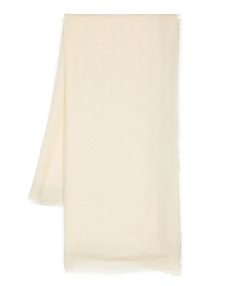 OFF-WHITE Schal mit Fransen - Weiß Weiß