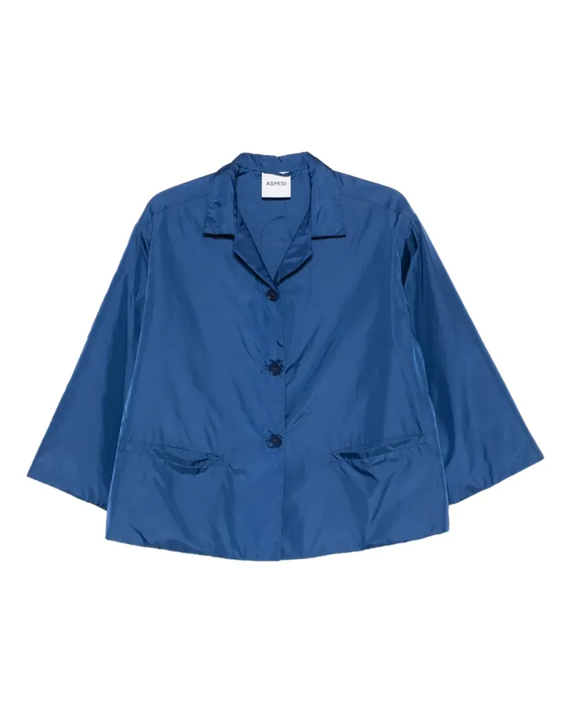 ASPESI button-fastening front-pocket jacket - Blau Blau