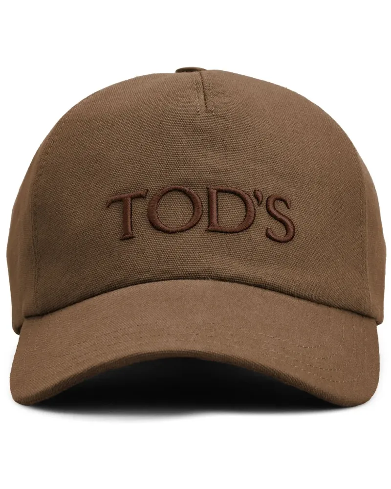 TOD'S Baseballkappe mit Logo-Stickerei - Braun Braun