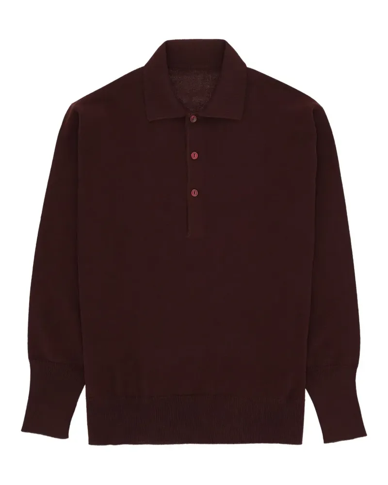 Fortela Kenneth Poloshirt aus Kaschmir - Braun Braun