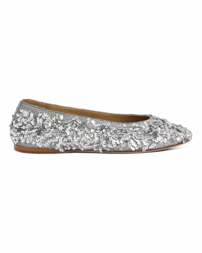 Paco Rabanne Ballerina with sequins - Silber Silber